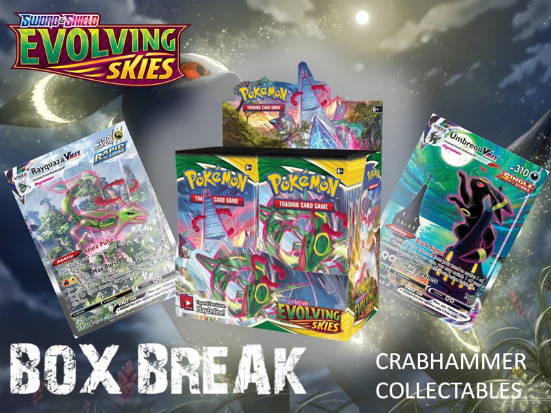 Evolving Skies Box Break [1 Spot = 6 Packs].